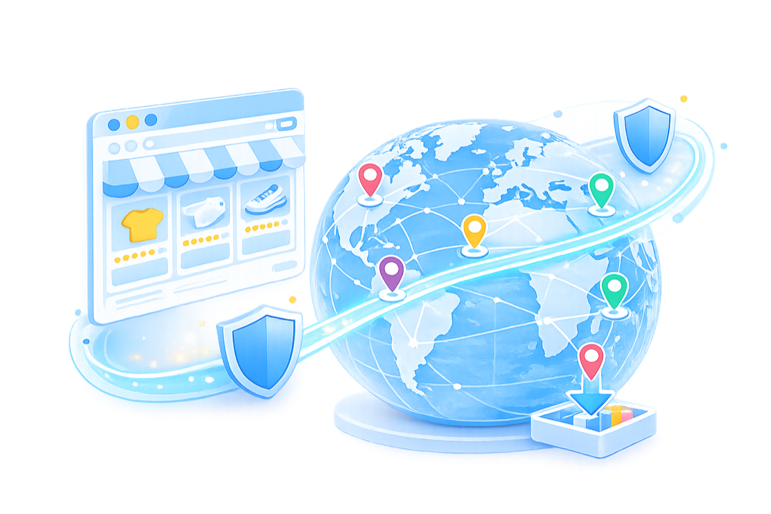 Structured data extracted from online stores